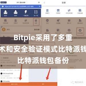 Bitpie采用了多重加密技术和安全验证模式比特派钱包备份